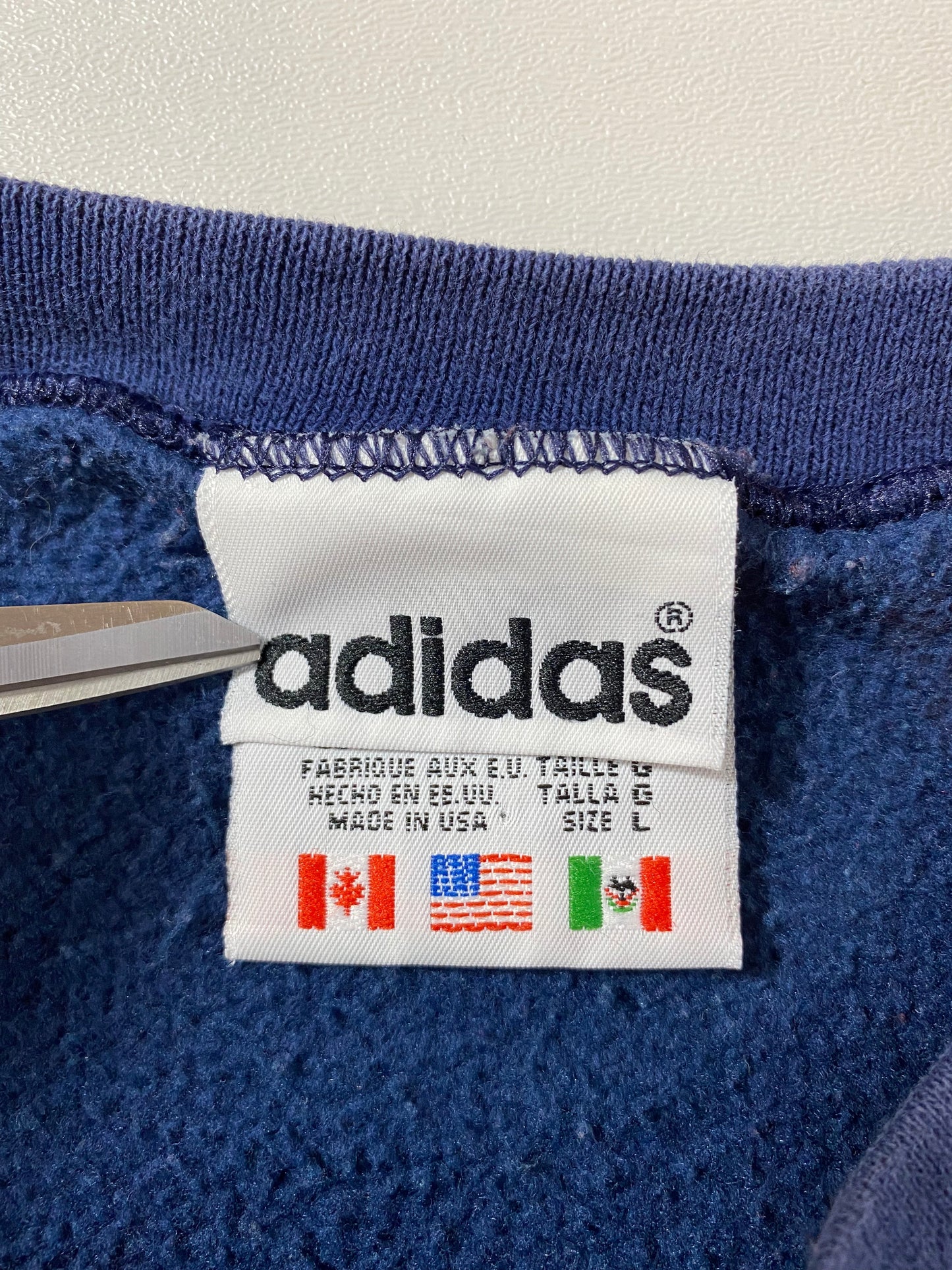 90’s ADIDAS Made in USA Size L Vintage Sweat shirt / A429