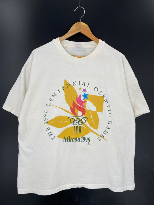 1996 Atlanta Olympic Made in USA Size XL Vintage 90’s T-shirt / 7313