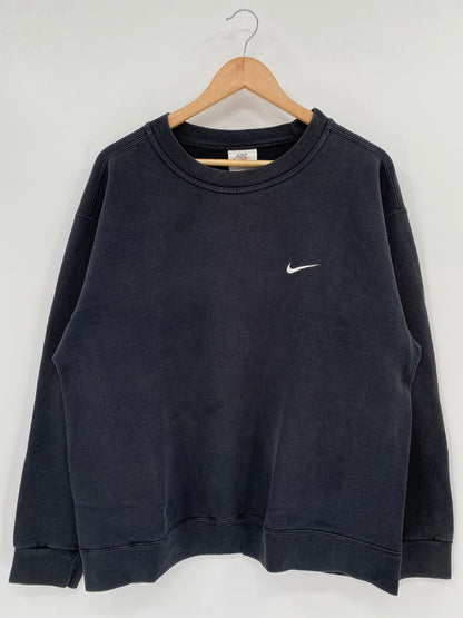 90's NIKE MINI SWOOSH Size M Vintage Sweat-shirt / K2281