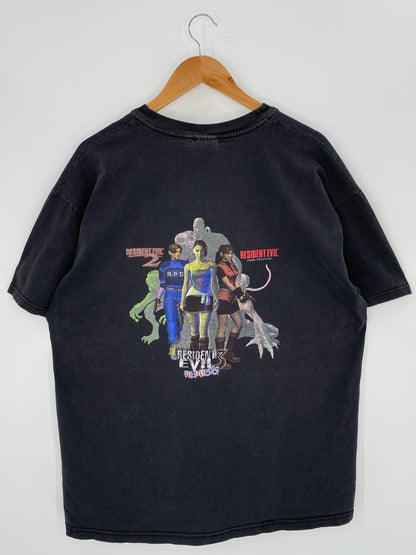 1999 CAPCOM RESIDENT EVIL Size XL Vintage T-shirt / 9394
