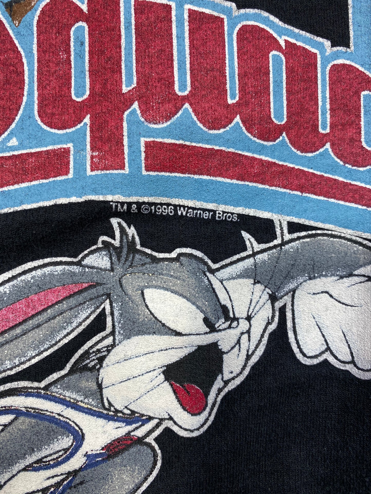 1996 Looney Tunes Tunes Squad Made in USA Size XL Vintage Sweat-Shirt / 5318