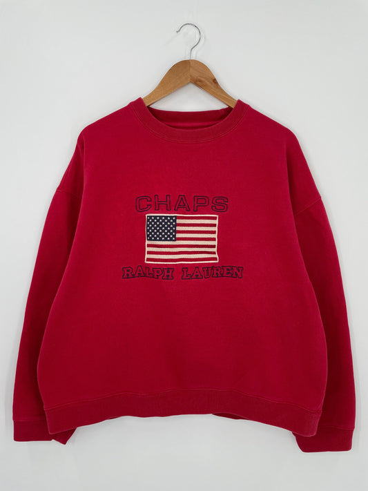 Vintage CHAPS RALPH LAUREN Size XL Sweat-Shirt / E5977S