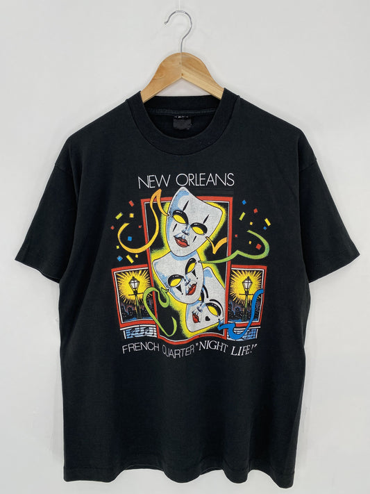 80's NEW ORLEANS Size XL Vintage T-Shirt / K6424