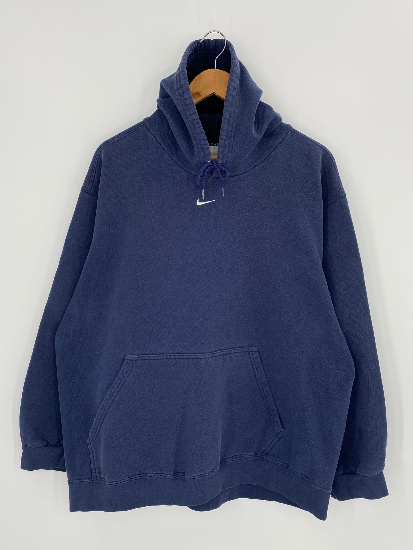 90’s NIKE Center Swoosh Size XL Vintage Hoodie Sweat-shirt / 8928