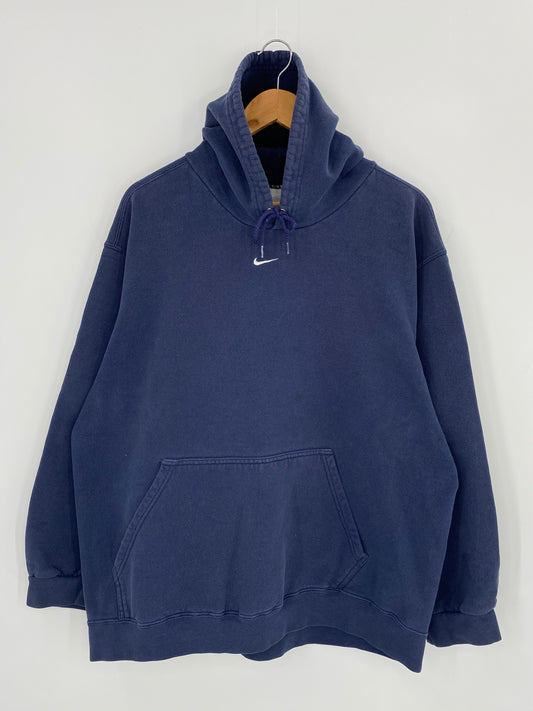 90’s NIKE Center Swoosh Size XL Vintage Hoodie Sweat-shirt / 8928