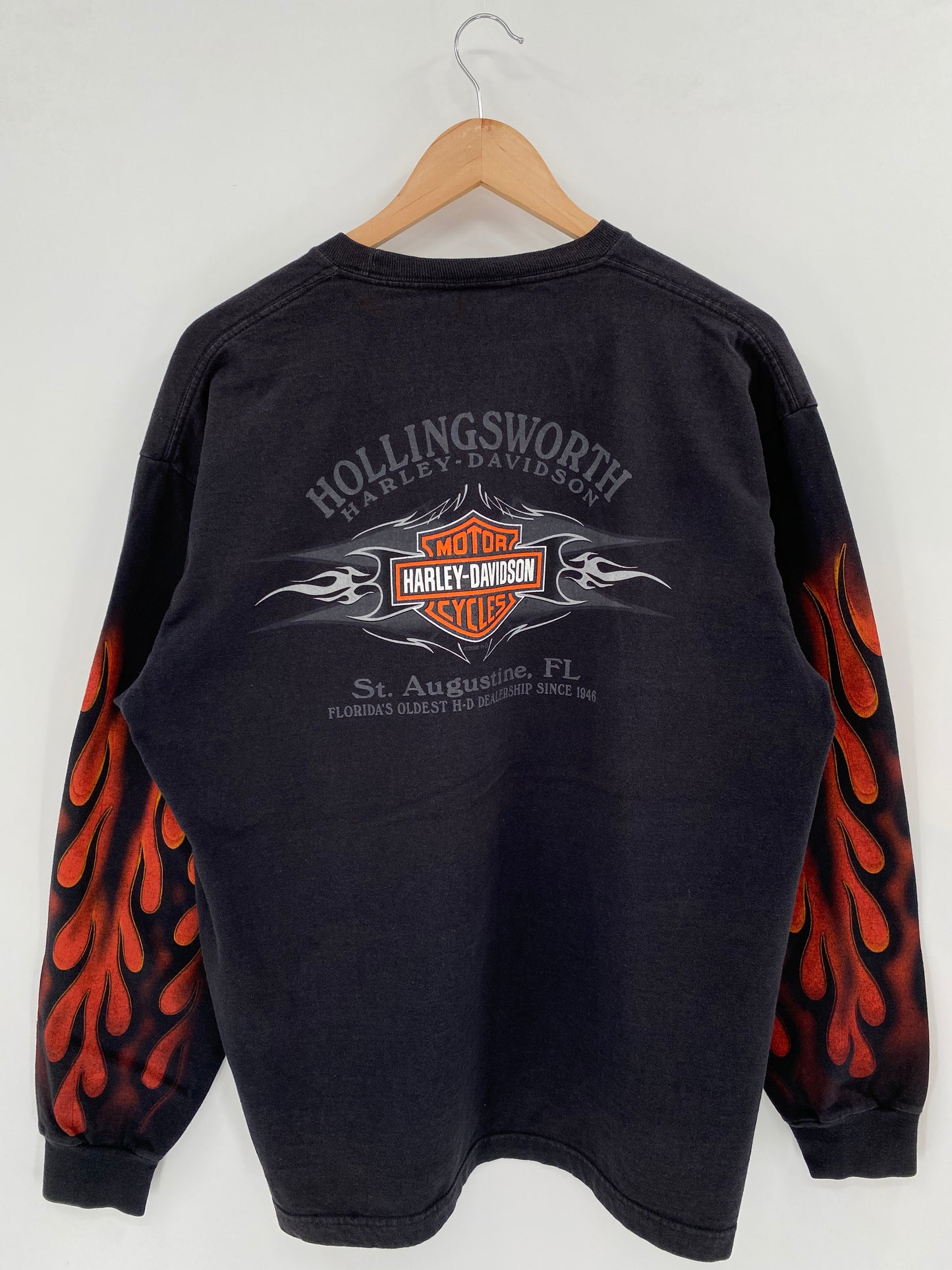 2006' HARLEY DAVIDSON Size XL Vintage Long Sleeve T-Shirts / K2490