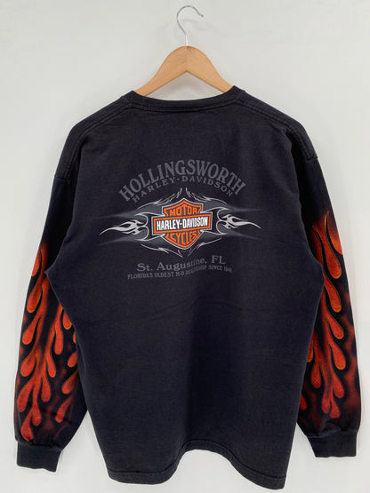 2006' HARLEY DAVIDSON Size XL Vintage Long Sleeve T-Shirts / K2490