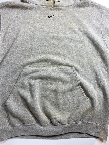90’s NIKE Center Swoosh Made in USA Size L Vintage Hoodie Sweat-shirt / 6901