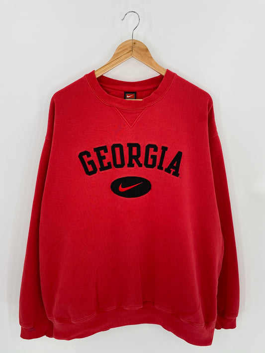 90’s NIKE GEORGIA Size XL Vintage Sweat-Shirt / 6495