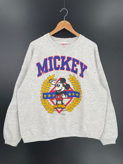 90’s DISNEY MICKEY Made in USA Size XL Vintage Sweat-shirt / K99
