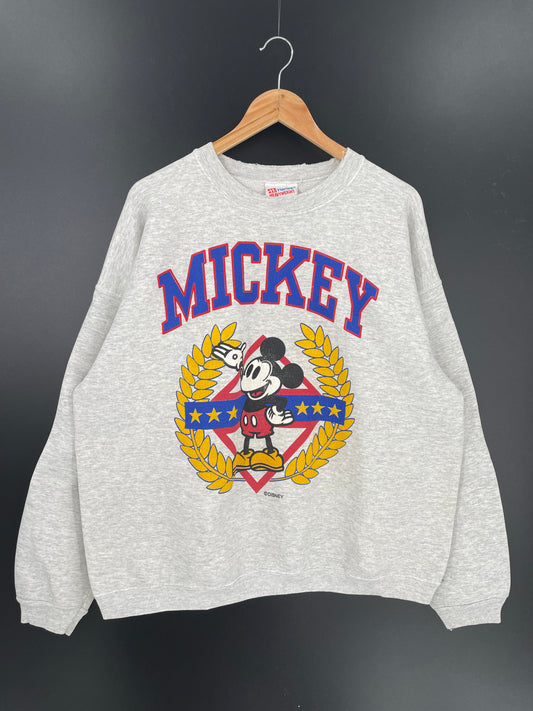 90’s DISNEY MICKEY Made in USA Size XL Vintage Sweat-shirt / K99
