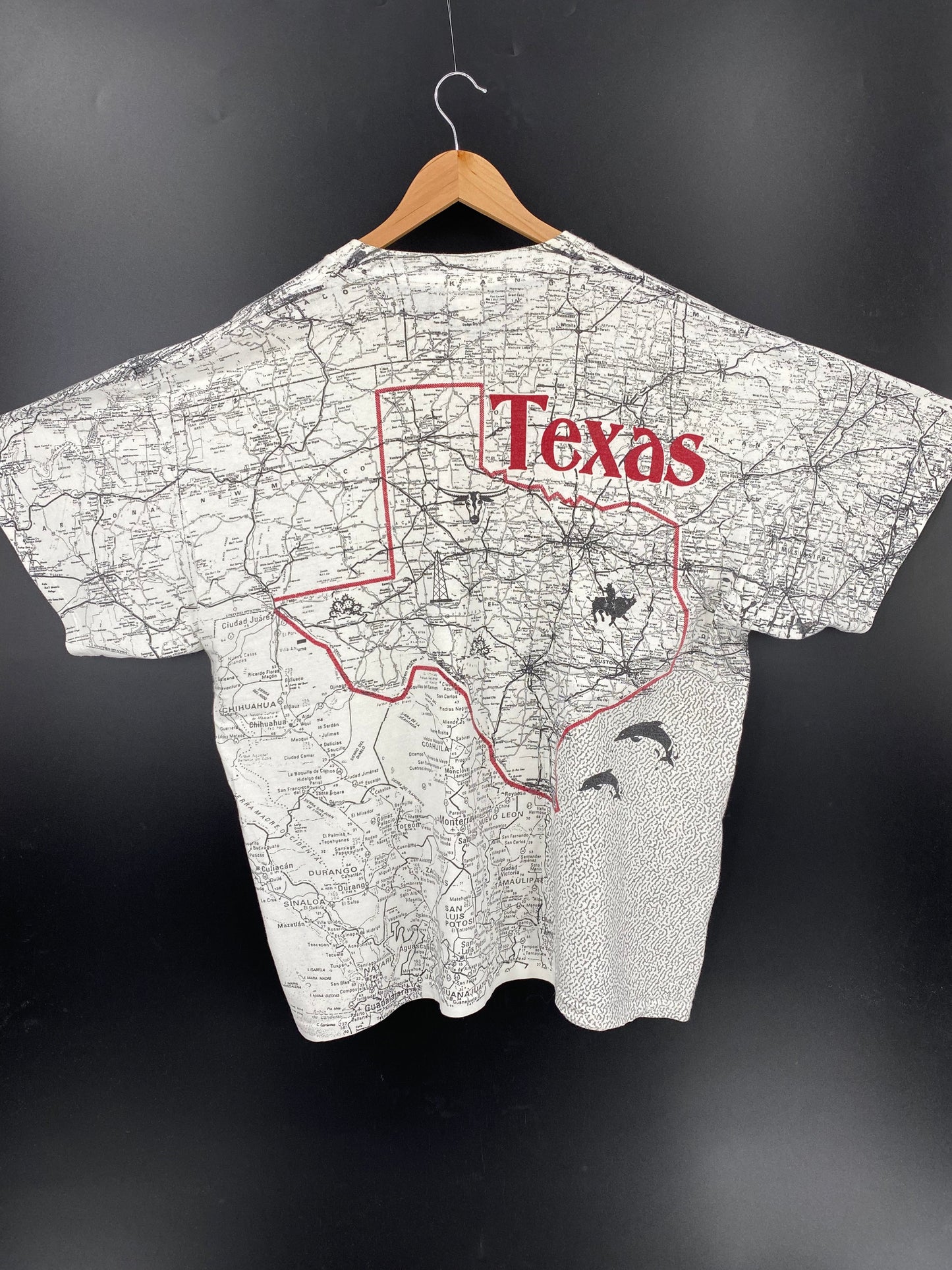 90’s TEXAS Made in USA Size XL Vintage T-Shirt  / A5363