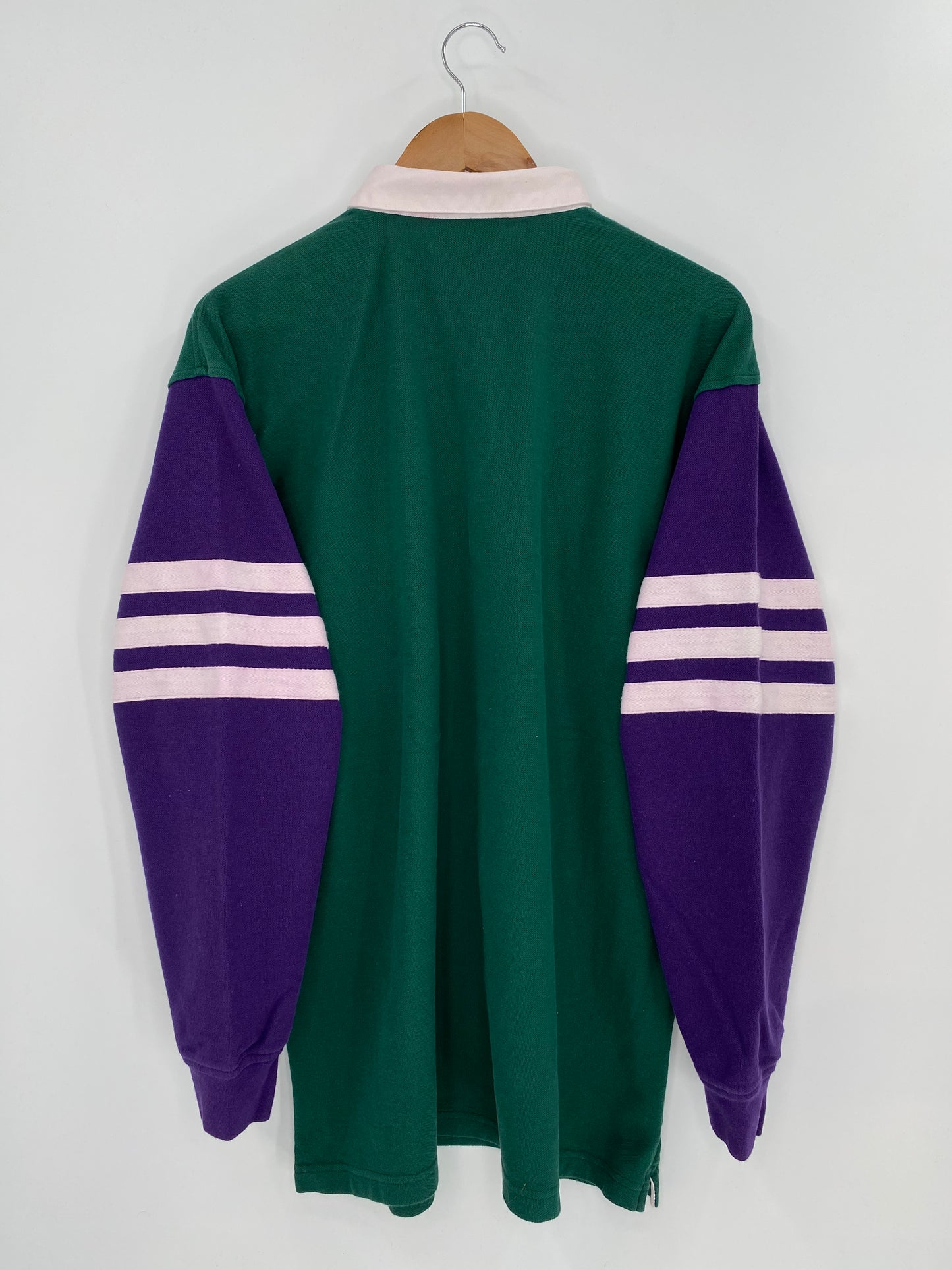 90’s ADIDAS Size L Vintage Rugby-Shirt / 8250