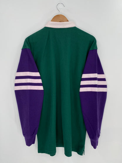 90’s ADIDAS Size L Vintage Rugby-Shirt / 8250