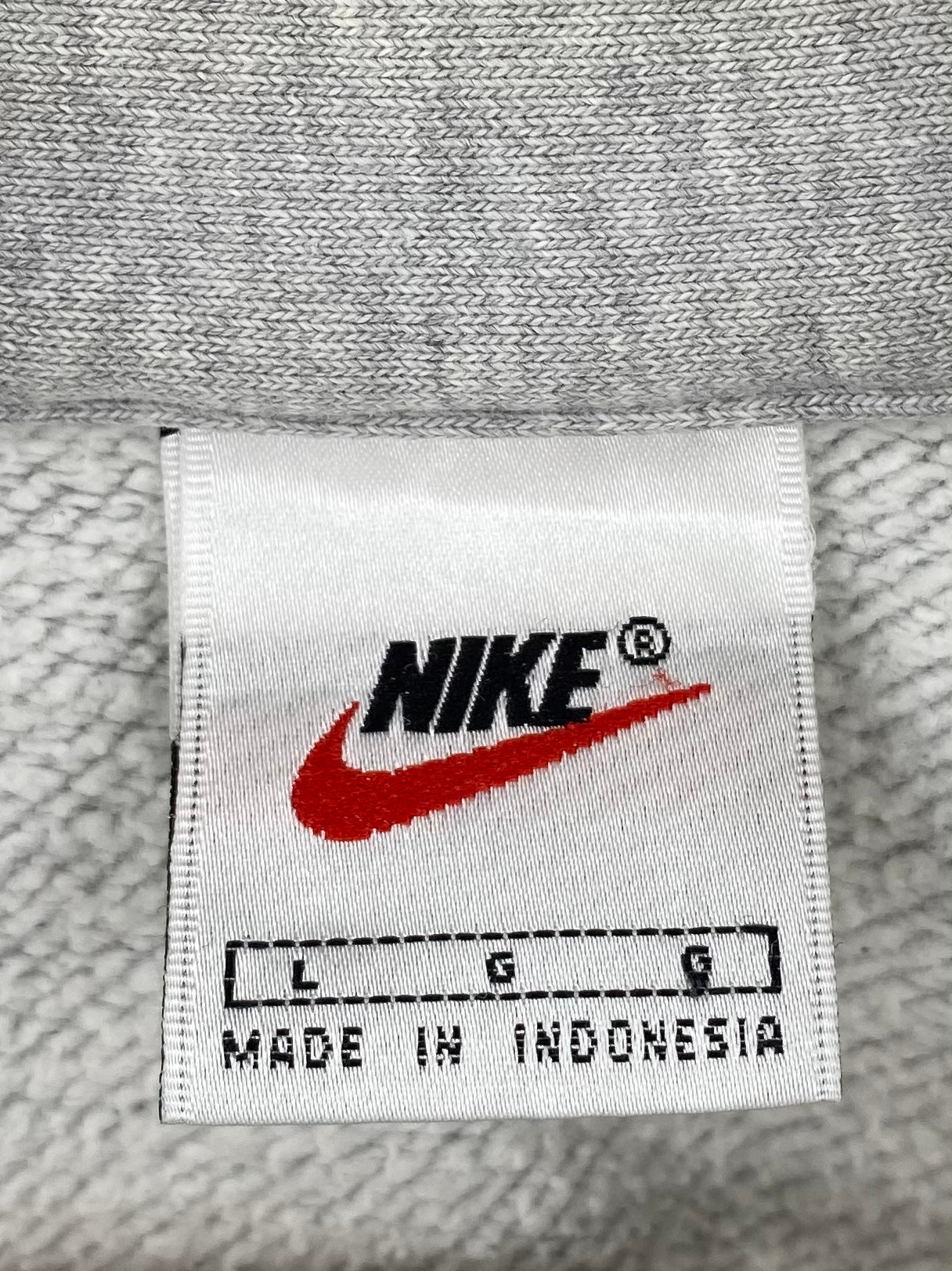 90’s NIKE Size L Vintage Half-zip Sweat-shirt / 7517