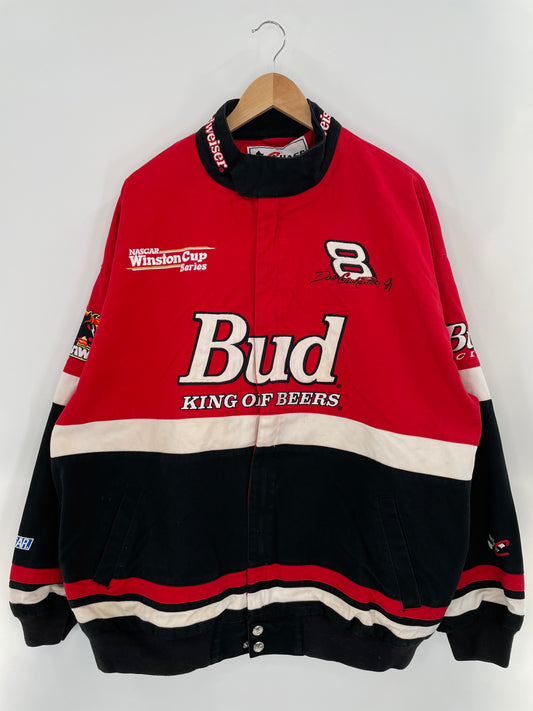 Vintage NASCAR WINSTON CUP x BUDWEISER  Size XXL Racing Jacket / k2369