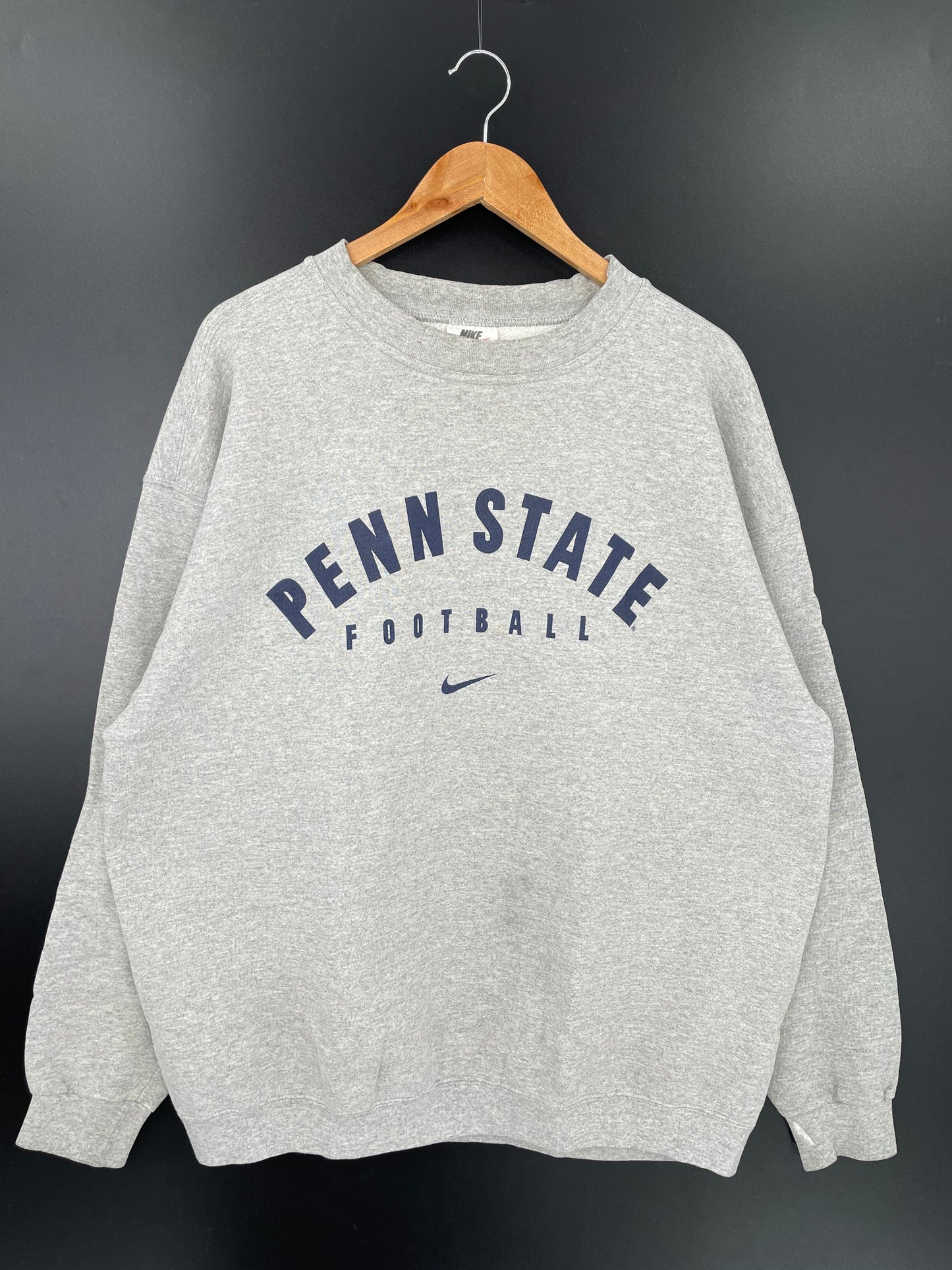 90’s NIKE PENN STATE FOOTBALL Made in USA Size XL Vintage Sweat-shirt / K1723