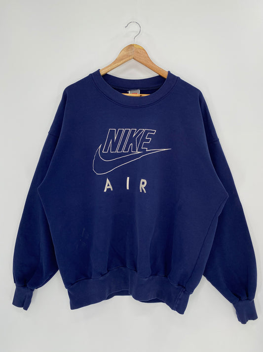 90’s NIKE AIR Silver Tag Made in USA Size XL Vintage Sweat-shirt / 8611