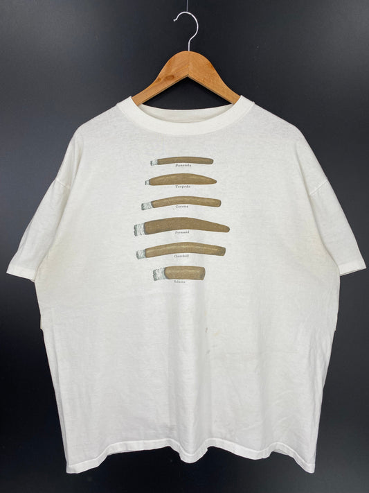 90’s CIGAR Made in USA Size XL T-Shirt / A1756