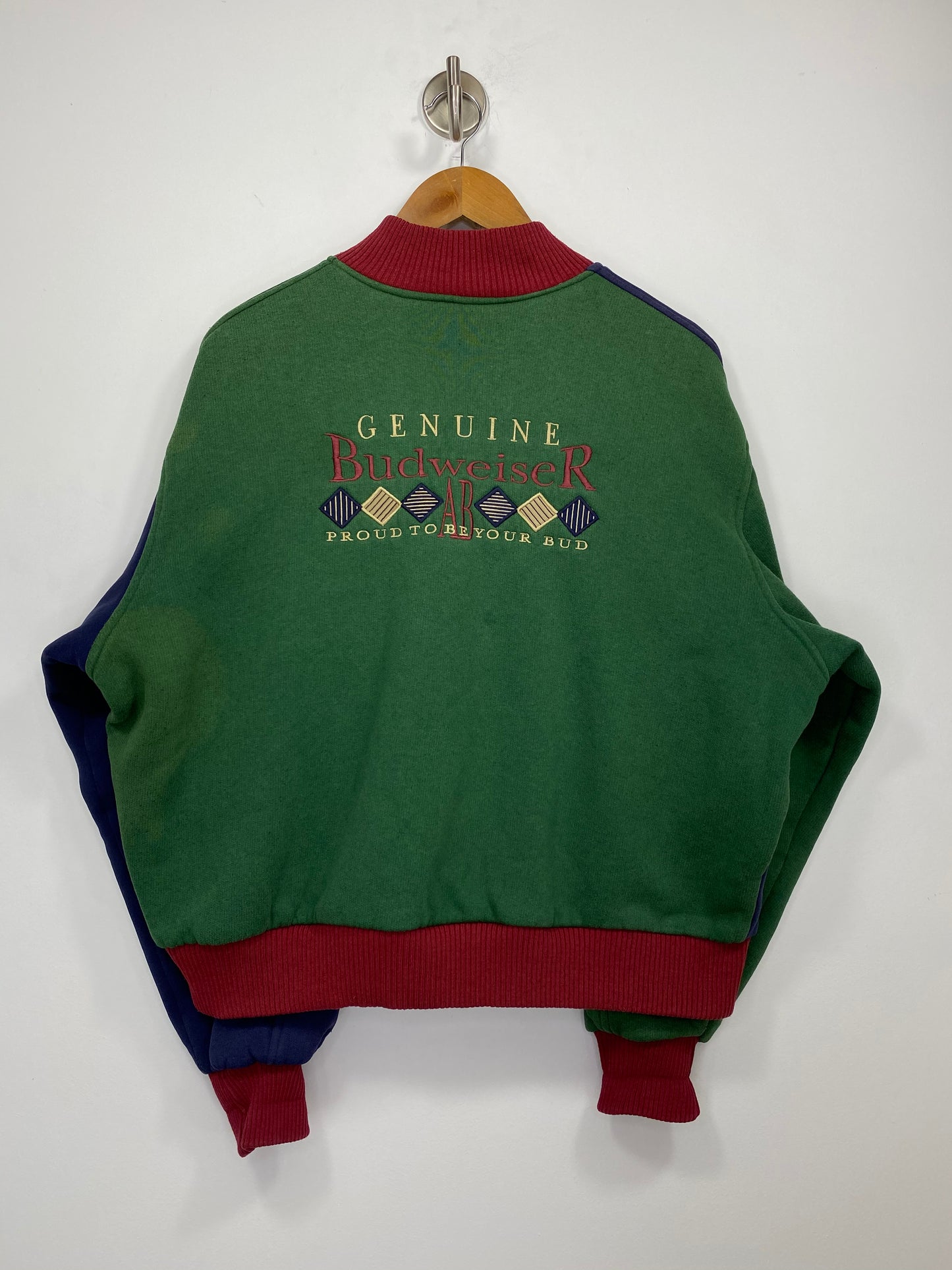 90’s Budweiser Vintage Sweat-Jacket / 5202