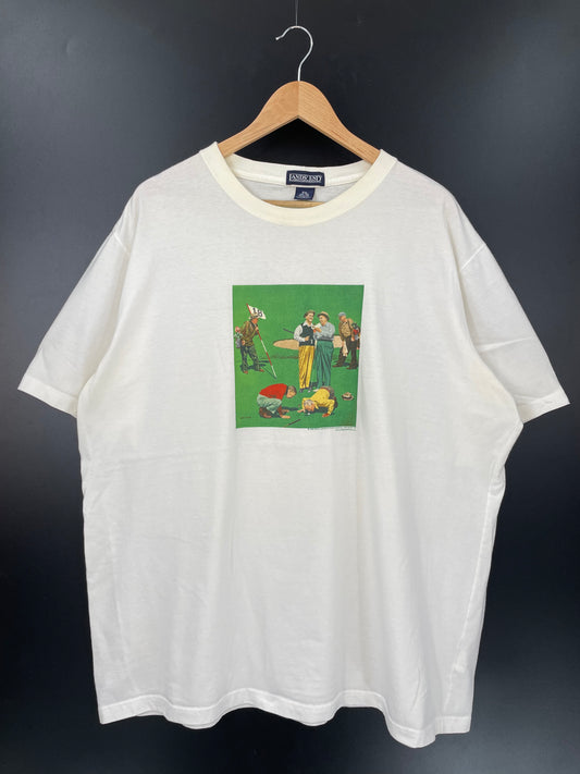 90’s LANDS END Size XXL Vintage T-Shirts / K2697