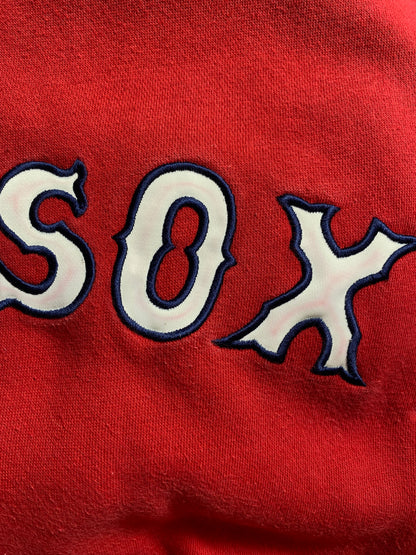 00’ NIKE RED SOX Size M Vintage Hoodie Sweat-Shirts / K2574