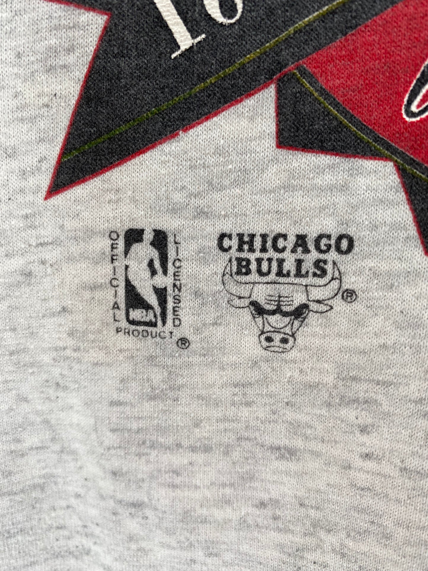 1993’ CHICAGO BULLS SIZE XL VINTAGE NBA T- SHIRT / K1262