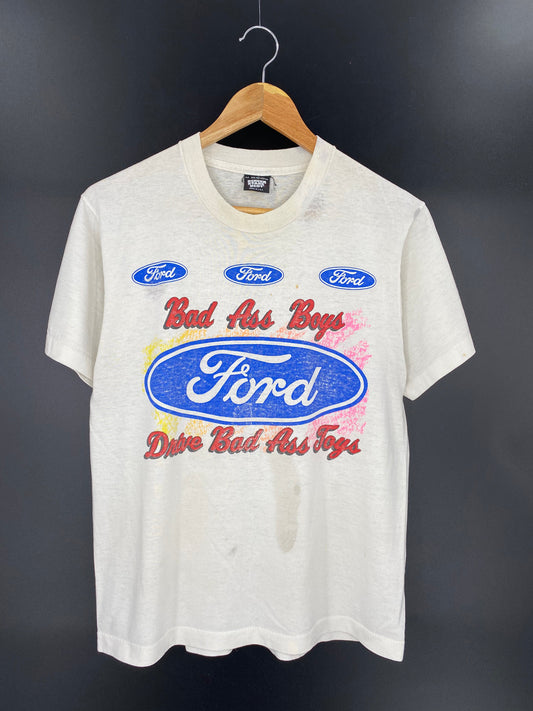 80's Ford Made in USA Size M Vintage T-Shirt / K8743