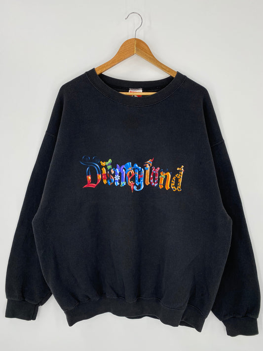 90’s DISNEYLAND Size Approx.XXL Vintage Sweat-shirt / K8326