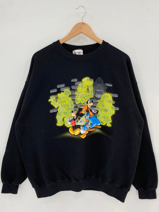 00' DISNEY TOWER OF TERROR Size XL Vintage Sweat-shirt / K3042