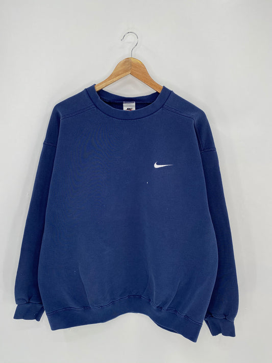 90’s NIKE Mini Swoosh Size L Vintage Sweat-shirt  / 7483