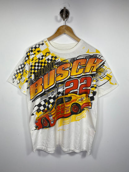 Vintage Racing KURT BUSCH 22 Size Approx. M T-Shirt / 5249