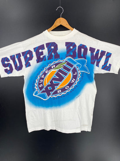 1994 SUPER BOWL Size No tag(Approx. XL) Vintage NFL T-Shirt /9964