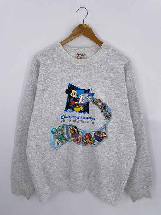 90's DISNEY Made in USA Size L Vintage Sweat-shirt / 7079
