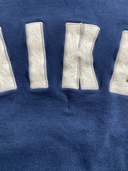 90’s NIKE Center Swoosh Damage Repaired Made in USA Size XL Vintage Hoodie Sweat-shirt / 6762