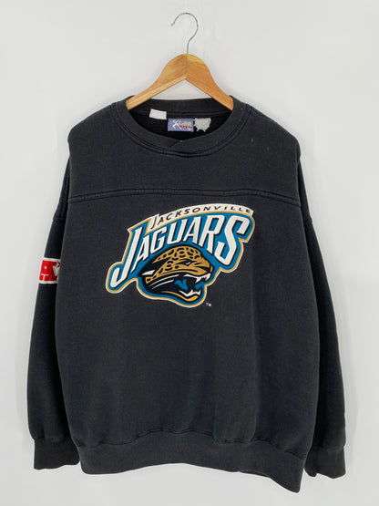90’s JACKSONVILLE JAGUARS Size XXL Vintage NFL Sweat-shirt / 7248