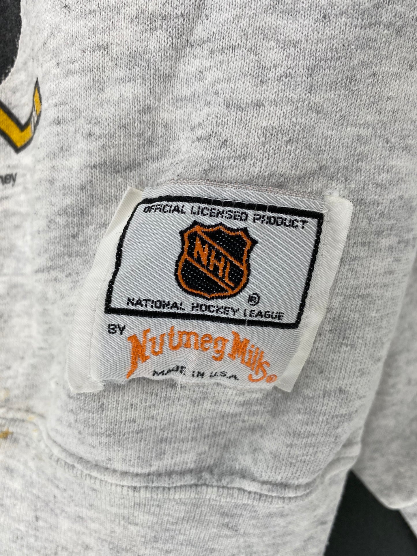 90’s ANAHEIM MIGHTY DUCKS Size XL Vintage NHL Sweat- shirt/ K836