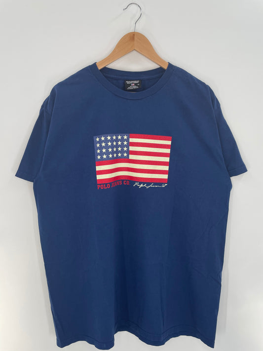 Vintage POLO JEANS RALPH LAUREN Size XL T-shirt / E5327T