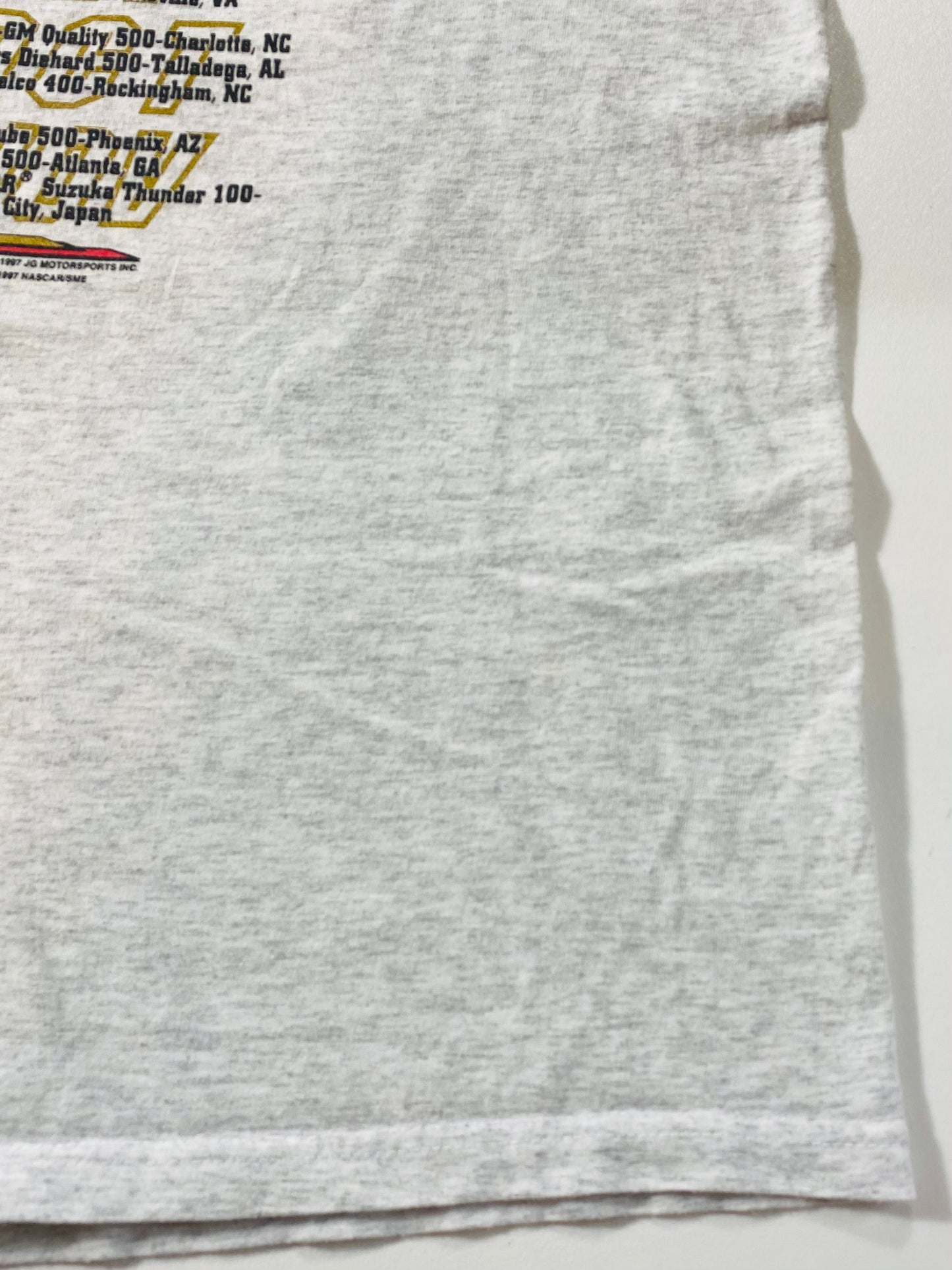 1997 NASCAR Size XL Vintage T-Shirt / 6679