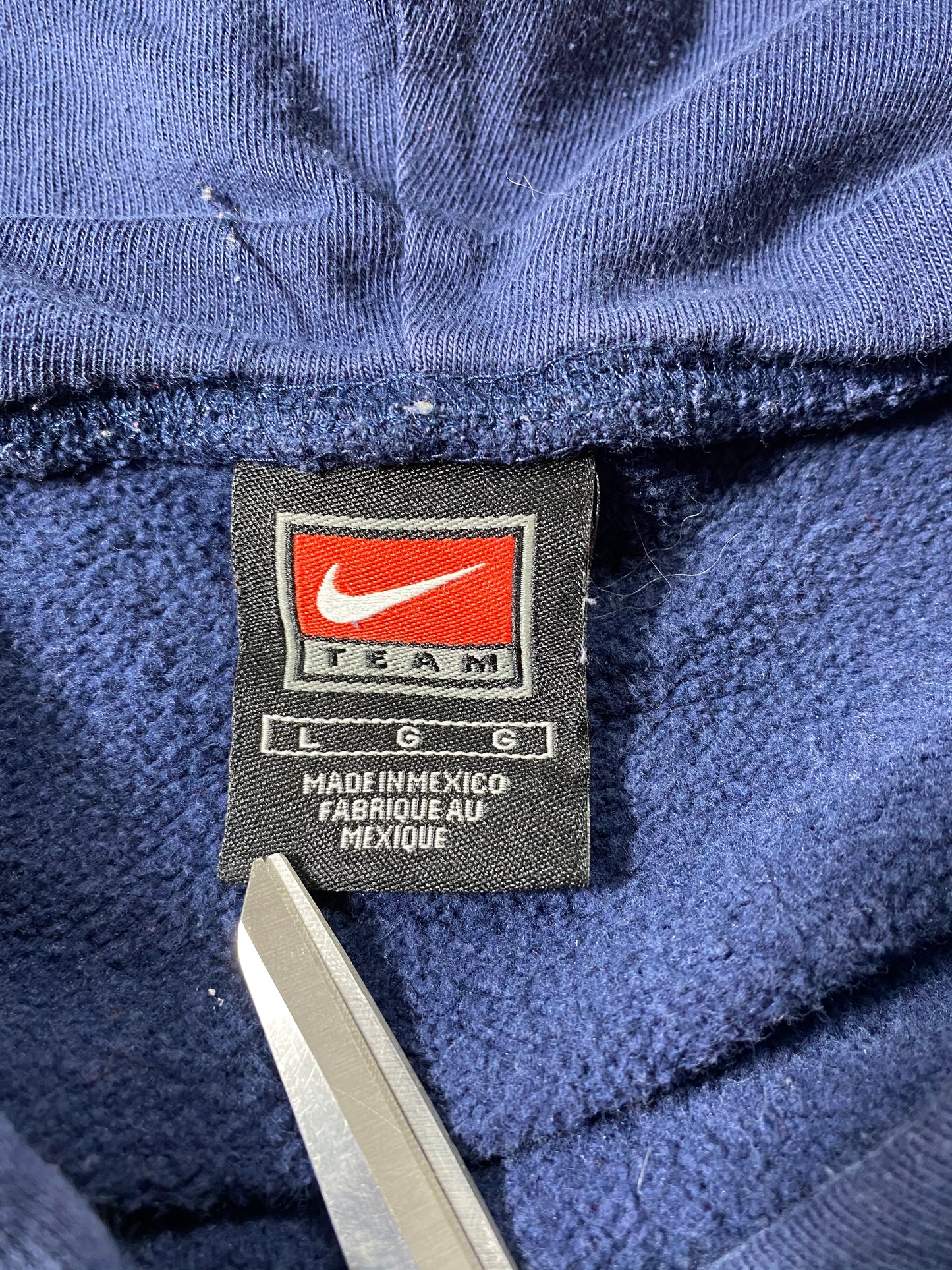 90’s NIKE CONNECTICUT Size L Vintage Hoodie Sweat-Shirt / 6959
