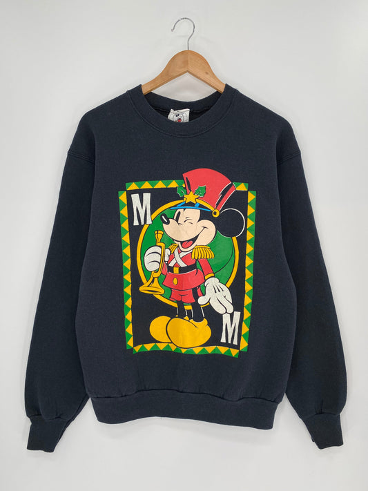 90’s DISNEY MICKEY Size Approx. L Vintage Sweat-shirt / K7021