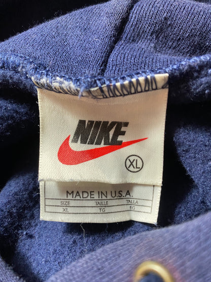 90's NIKE Made in USA Size XL Vintage Hoodie Sweat-Shirt / k1309