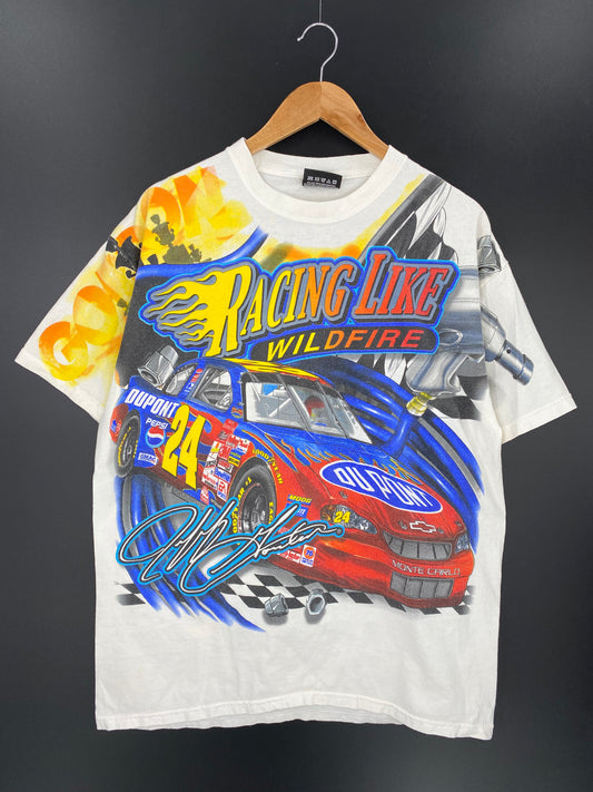 2002 NASCAR DUPONT Size M Vintage Racing T-shirt / 8572