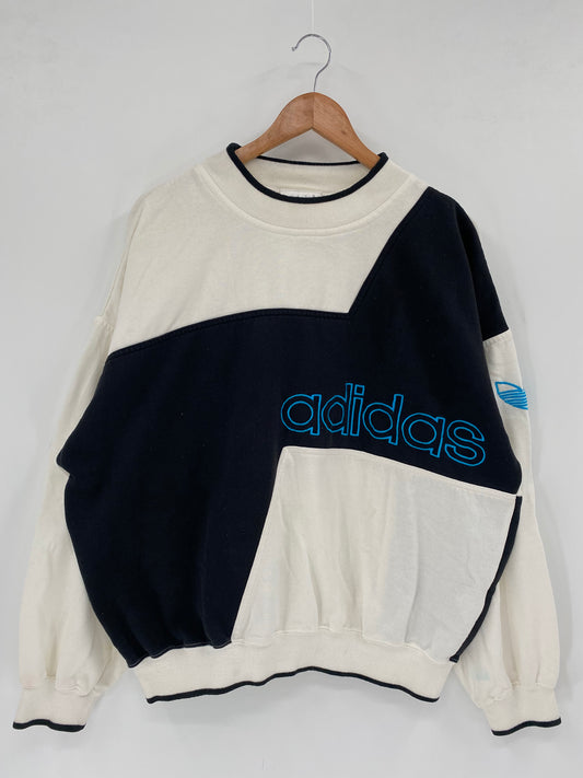 90’s ADIDAS Size L Vintage Sweat-shirt  / K3458