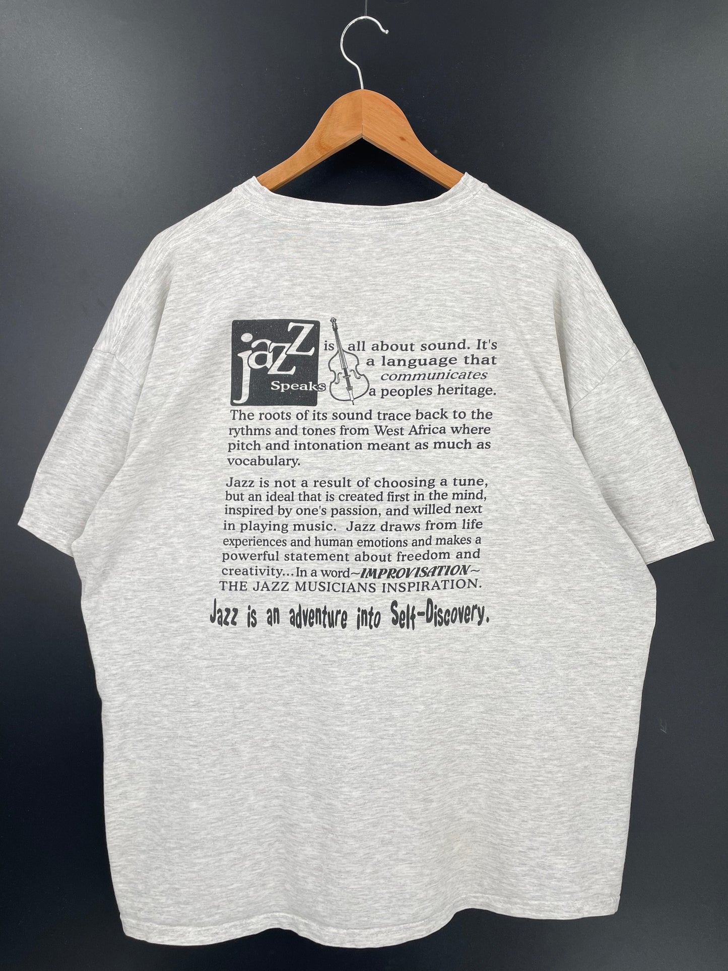 90’s TO JAZZ OR NOT Size XXL T-Shirt / A4078