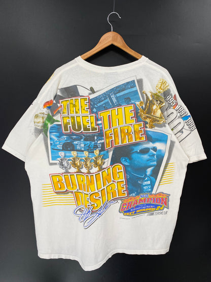 2002 DU PONT x JEFF GORDON  Size XL Vintage NASCAR Racing T-Shirt / k656