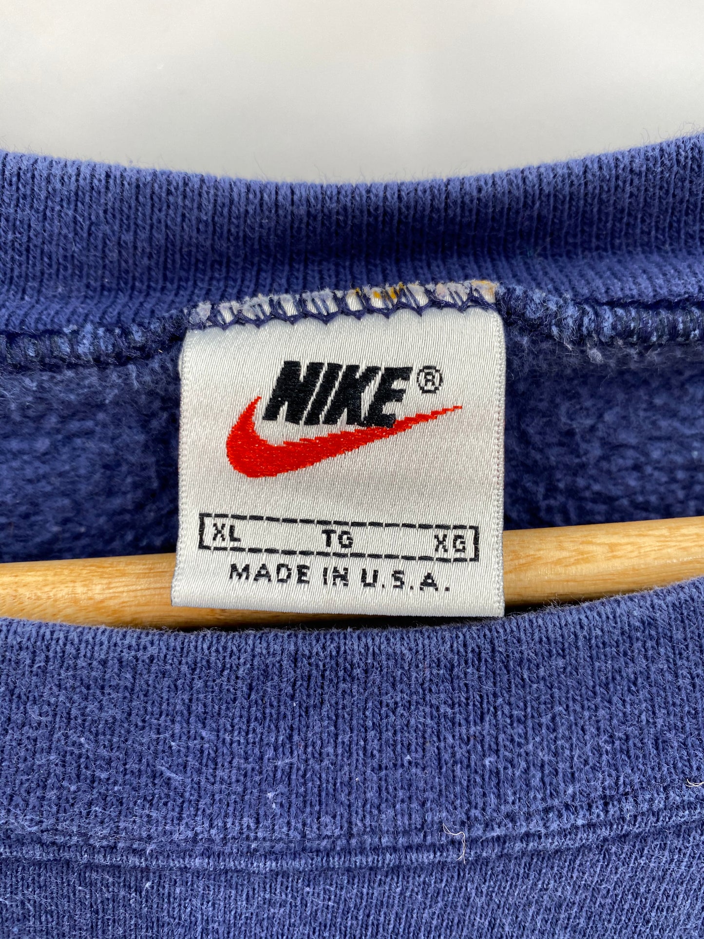 90’s NIKE Mini Swoosh Made in USA Size XL Vintage Sweat-shirt / 7633