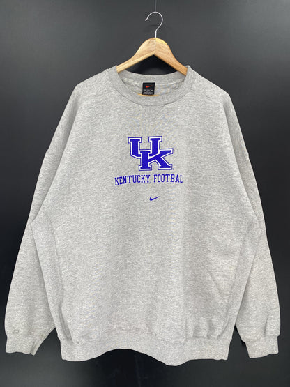 00' NIKE KENTUCKY FOOTBALL Size XXXL Vintage Sweat-shirt   / K6562