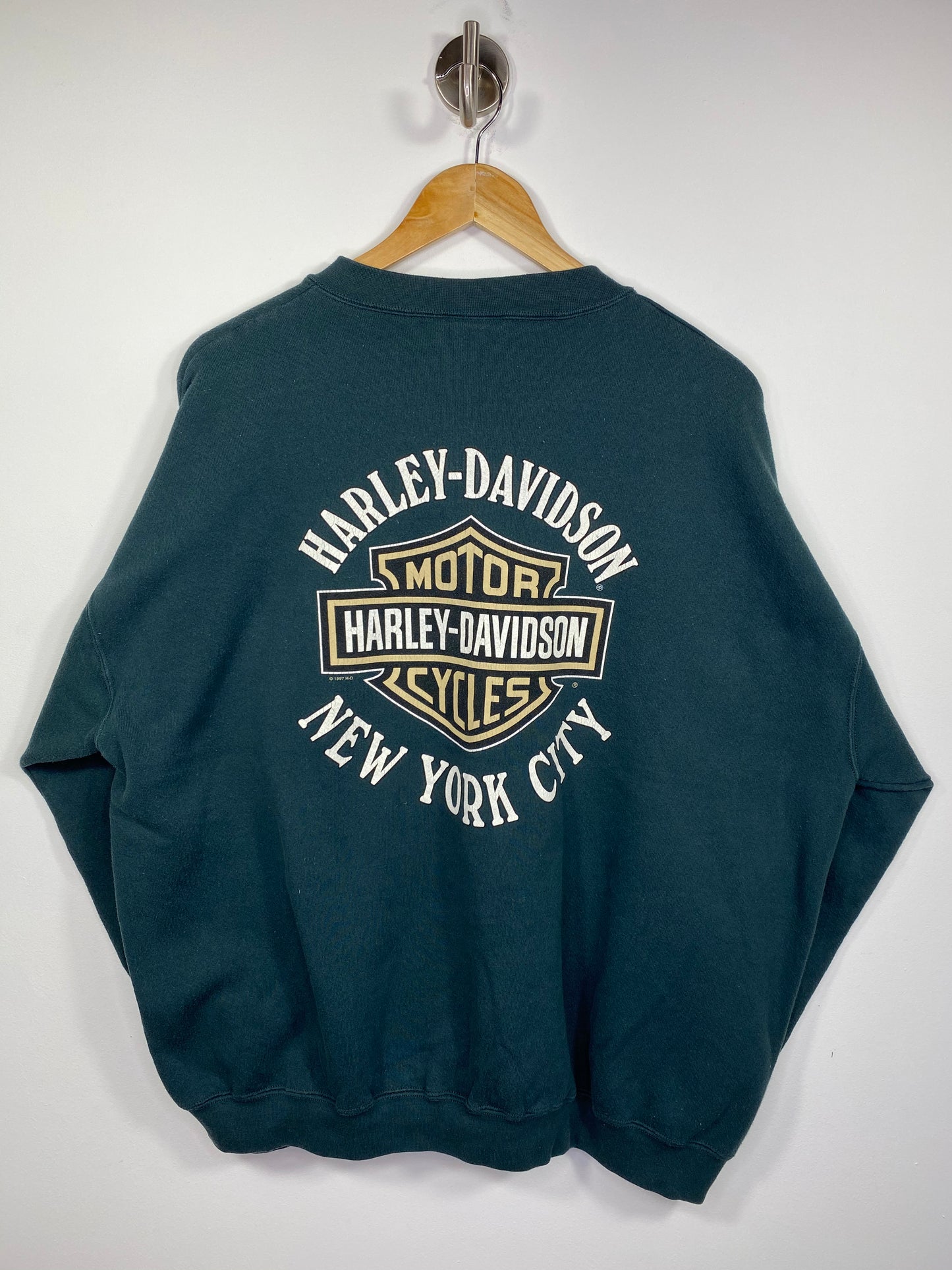 1999 Harley Davidson NEW YORK CITY Size XXL Vintage Sweat-Shirt / 5244