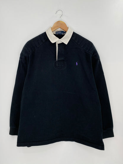 Vintage Polo Ralph Lauren Size L Long Sleeve Rugby Shirt / 8263